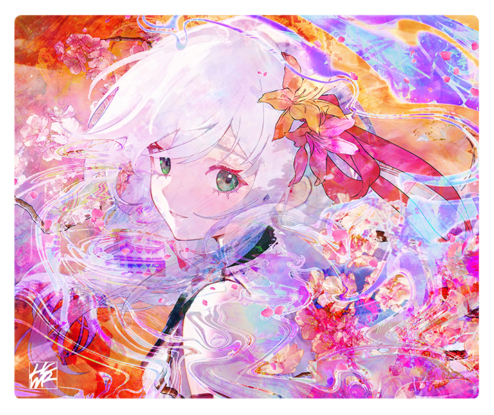 Hachiware Hanabi Glasspad