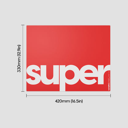 Superglide3 Glass Mousepad - Type S