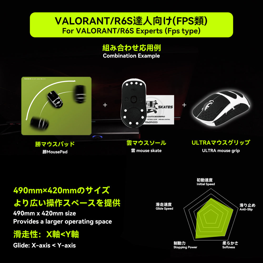 TALONGAMES 勝 Shou Series Gaming Mousepad