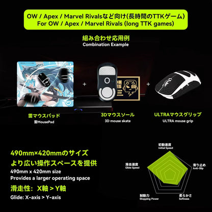 TALONGAMES 雷 Kaminari Series Gaming Mousepad