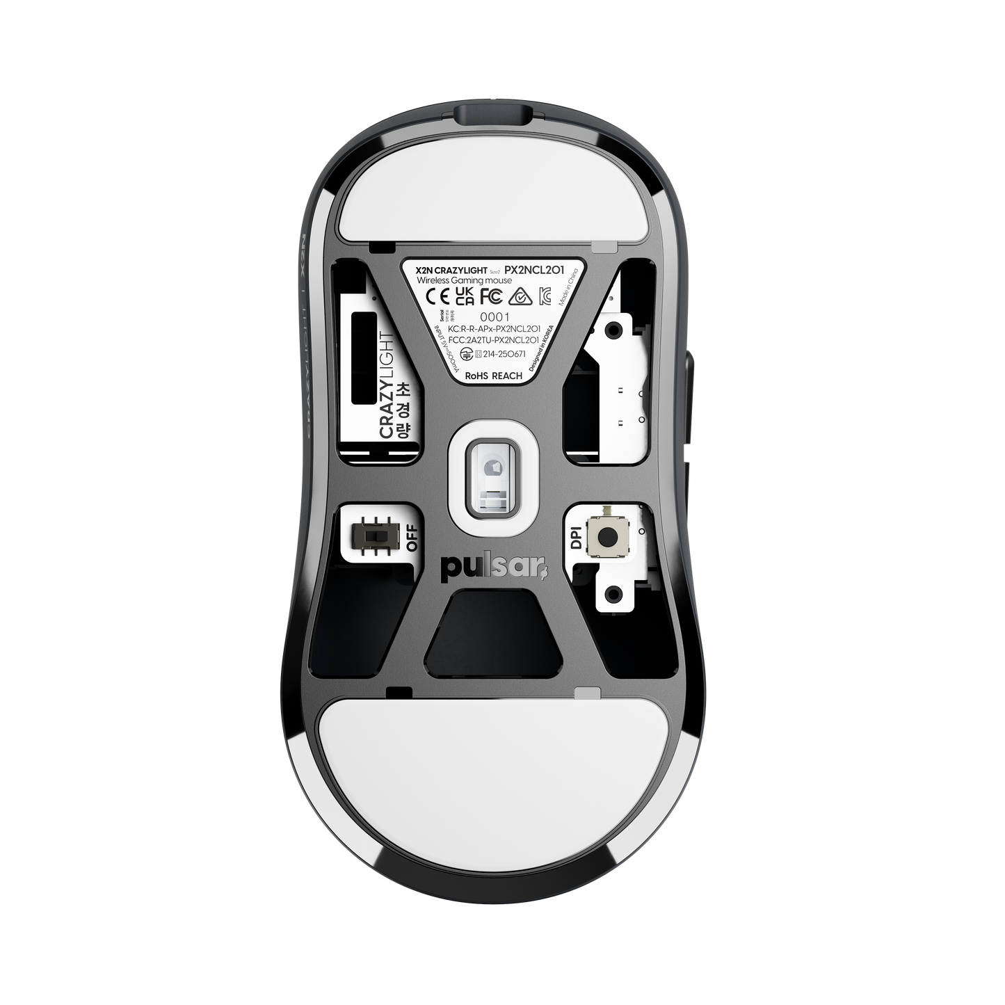 X2N CrazyLight Medium Gaming Mouse