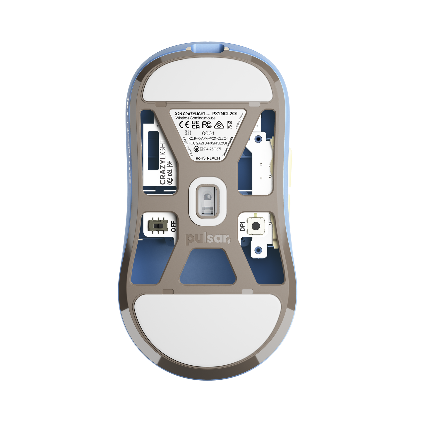 X2N CrazyLight Medium Gaming Mouse