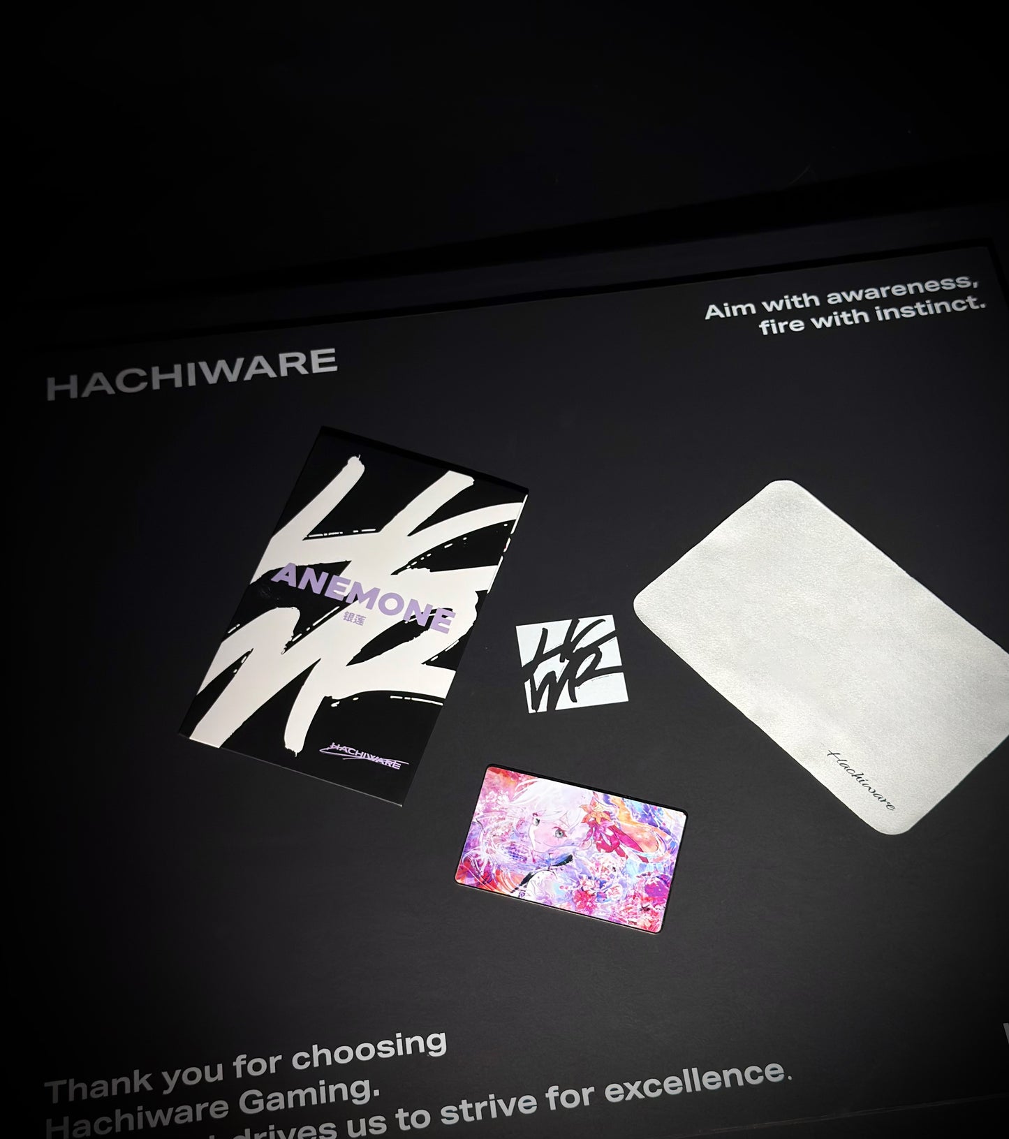 Hachiware Hanabi Glasspad