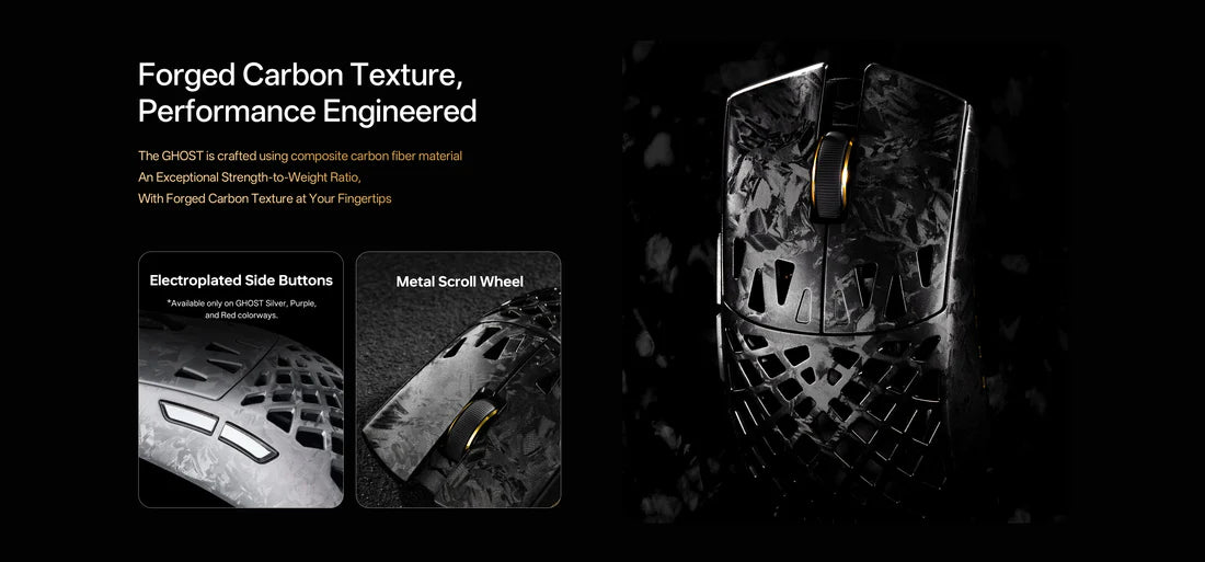 ATK Blazing Sky GHOST Hollow Carbon Fiber Wireless Gaming Mouse