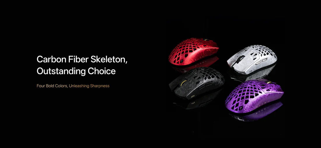 ATK Blazing Sky GHOST Hollow Carbon Fiber Wireless Gaming Mouse