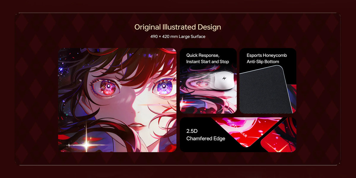 ATK Crimson Limited Edition Glass MousePad