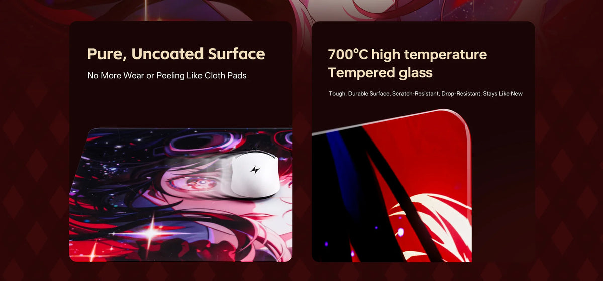 ATK Crimson Limited Edition Glass MousePad