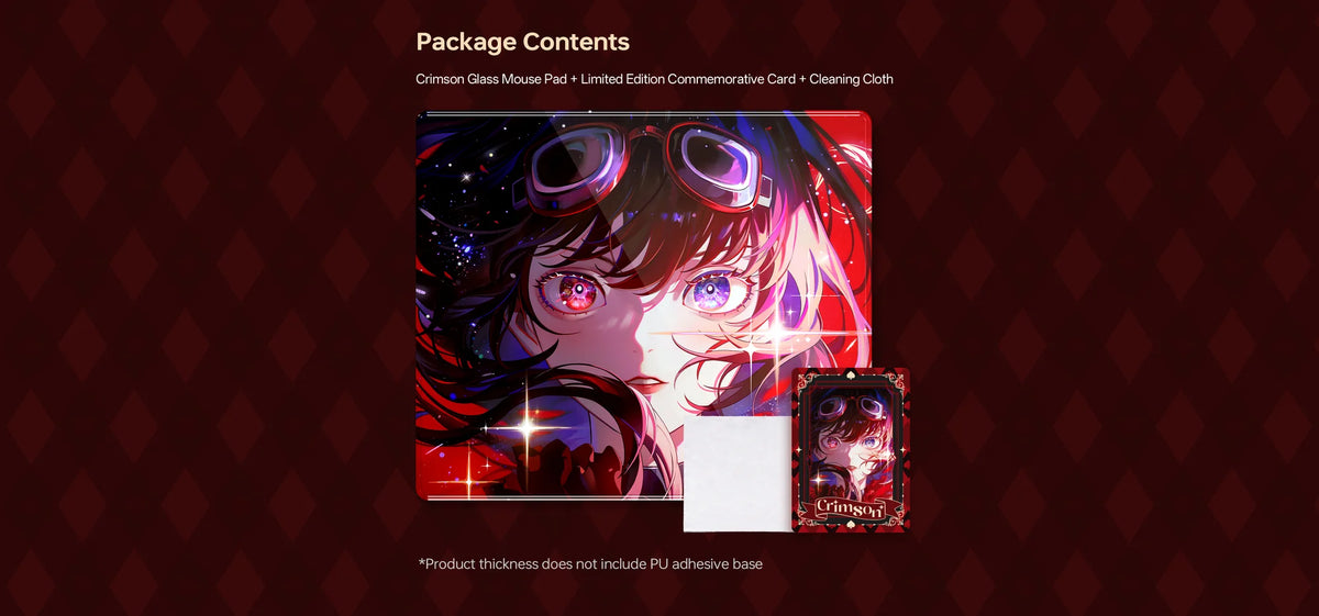 ATK Crimson Limited Edition Glass MousePad