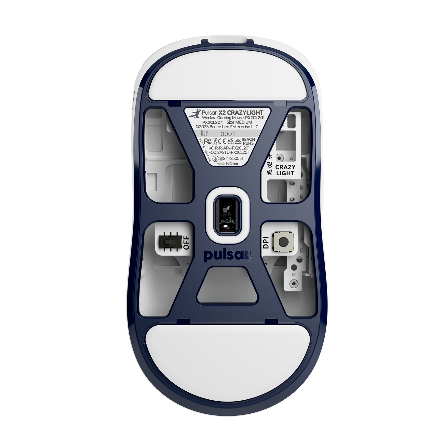[Bruce Lee 85th Edition] X2 CrazyLight Medium Gaming Mouse