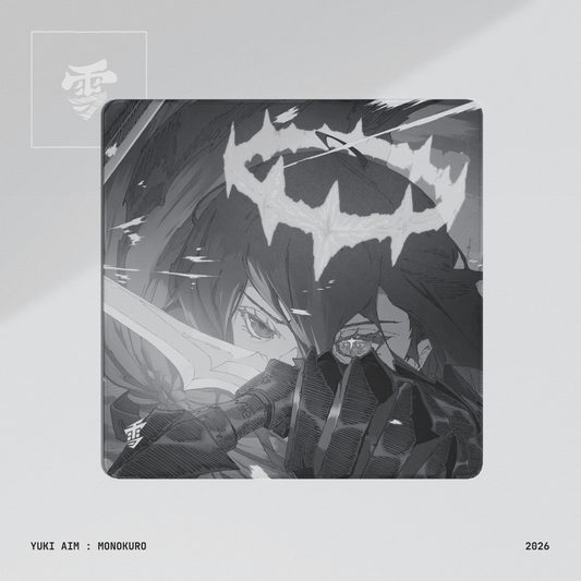 Yuki Aim - Monokuro Large Cloth Mousepad