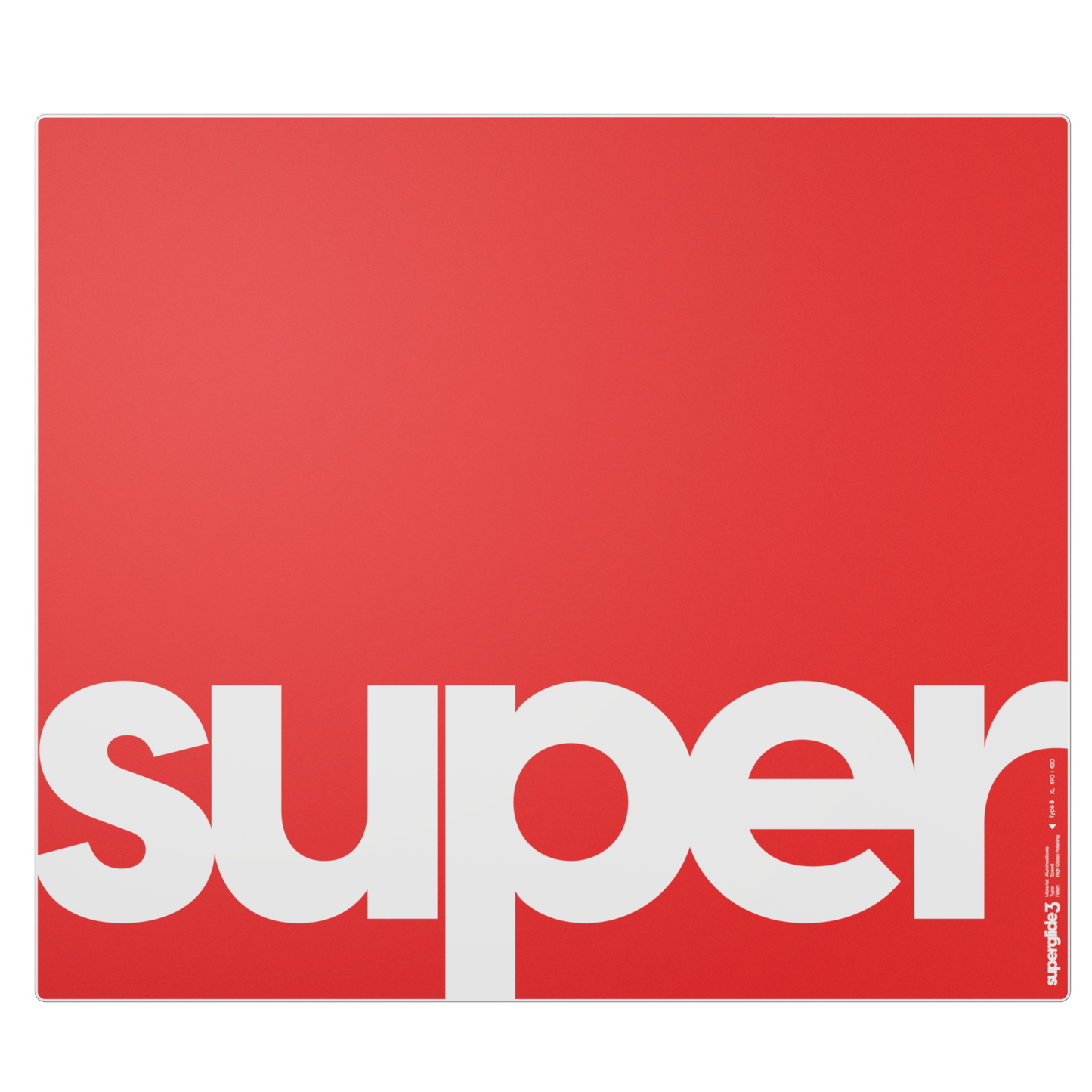 Superglide3 Glass Mousepad - Type S