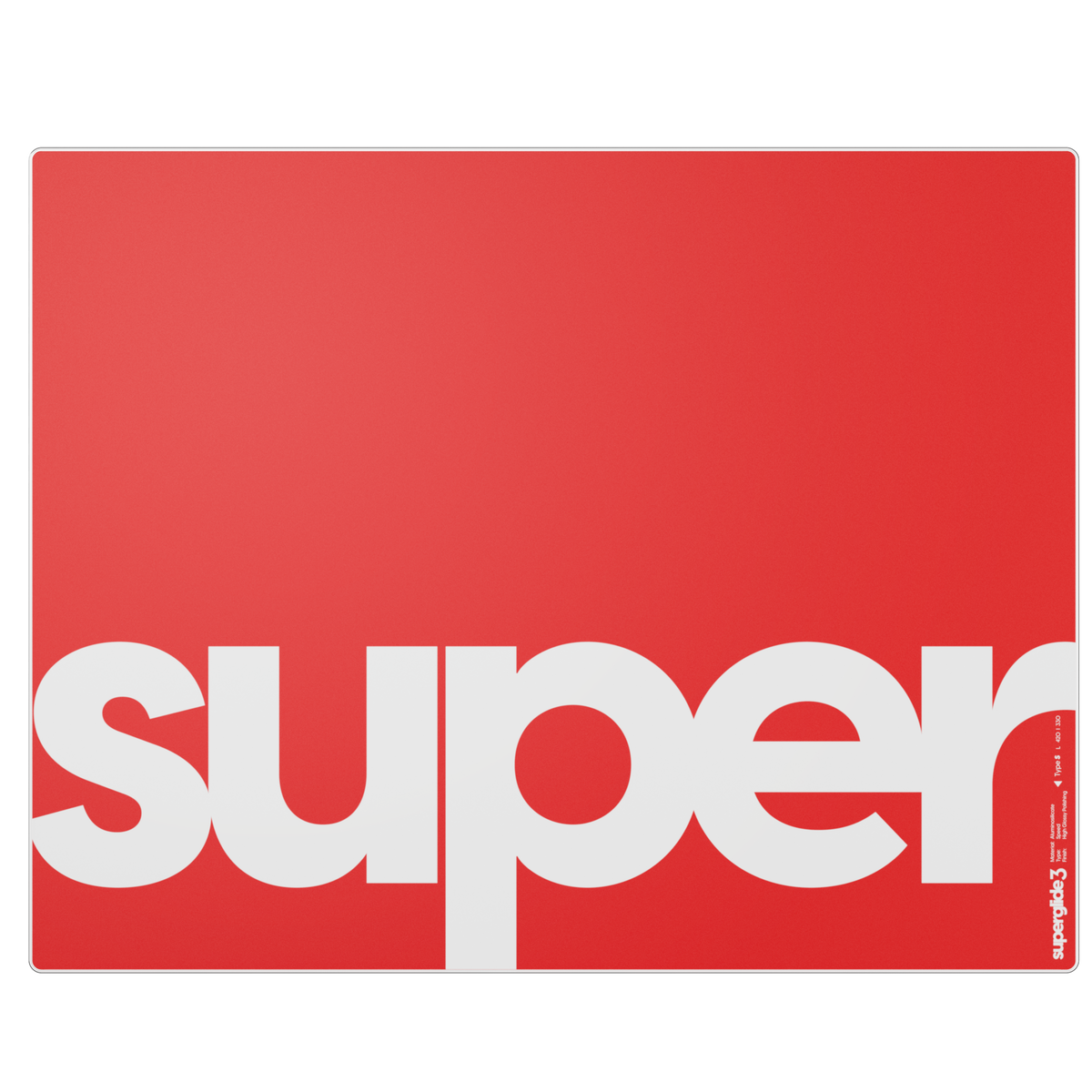 Superglide 3 Glass Mousepad - Type S