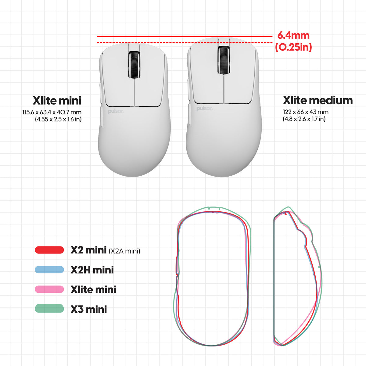 Pulsar Xlite CrazyLight Gaming Mouse