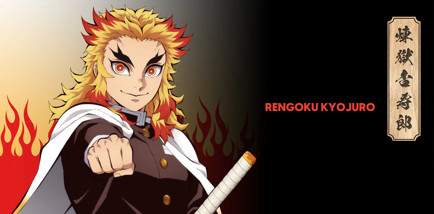 [Demon Slayer] X2H Rengoku Kyojuro Medium Gaming Mouse