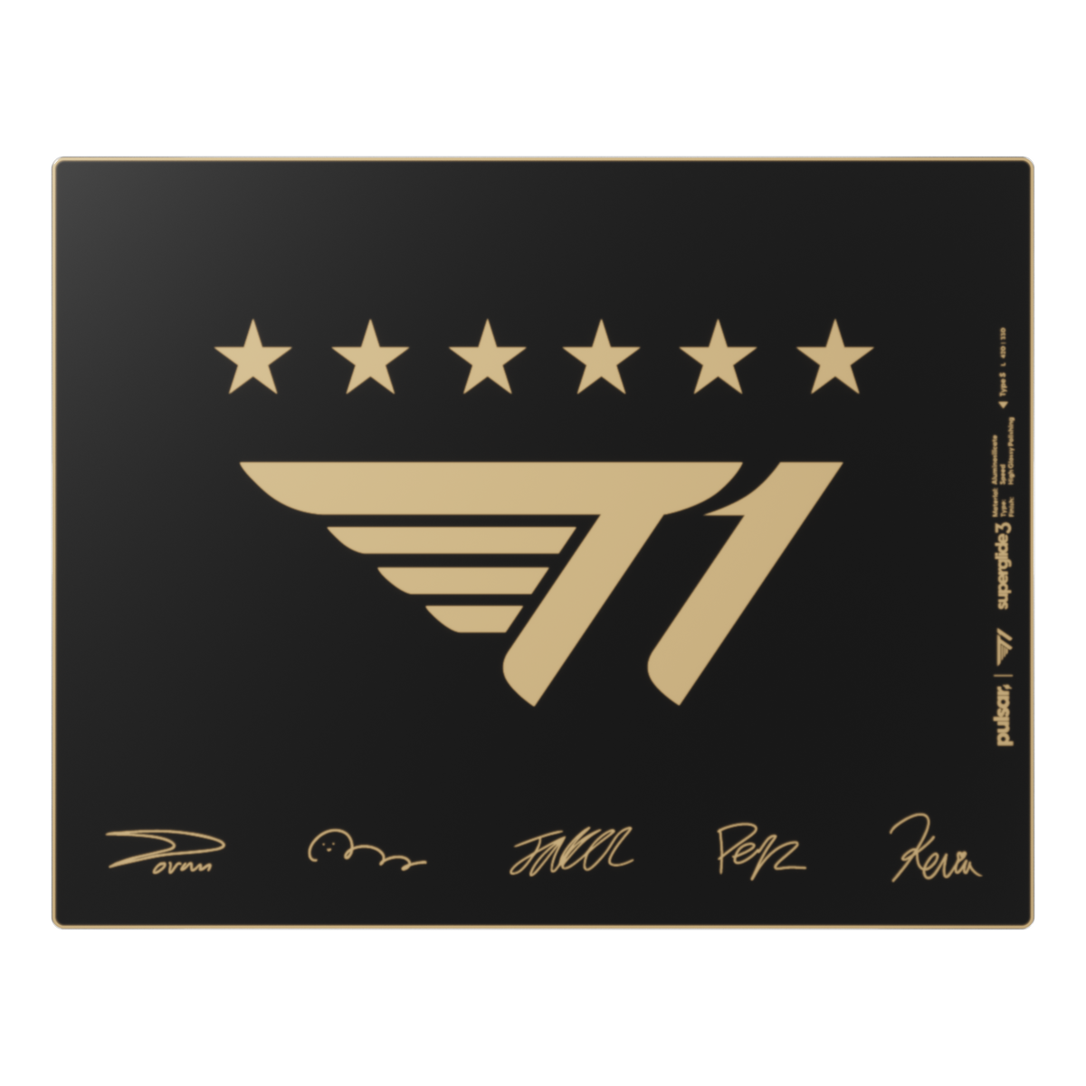 Pulsar x T1 Gold Edition Superglide Glasspad