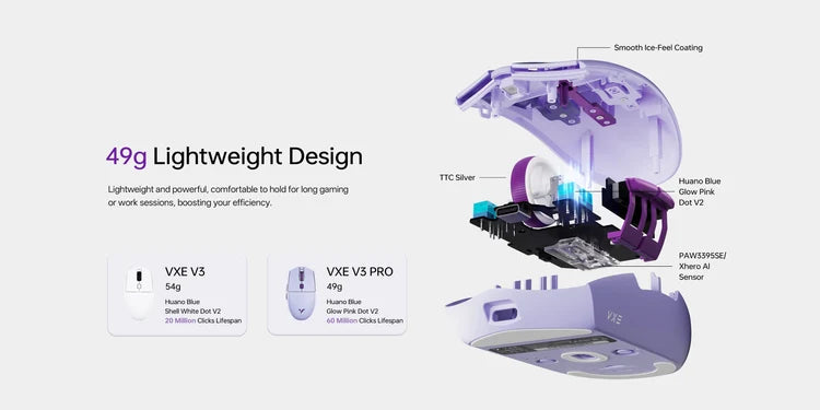 VXE Dragonfly V3 Series Mouse